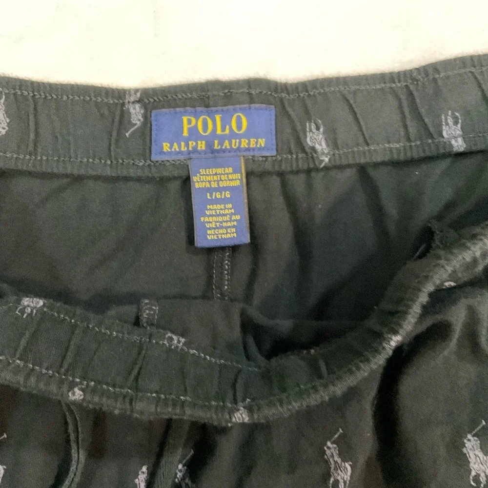 Men’s Polo Ralph Lauren Black Cotton Pajama Pants